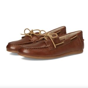 Frye Cinnamon Naya Boat Shoes Size 8